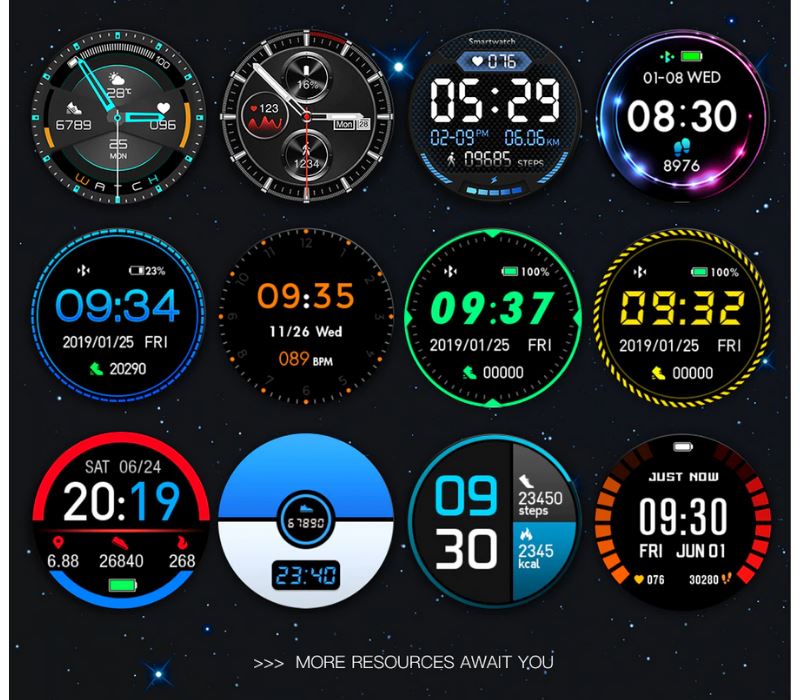 SMAXPRO LIVE™ Men&#39;s Smartwatch: Fitness Tracker, Blood/Heart Monitor, Phone Sync smartwatch SMAXPRO™ LIVE 