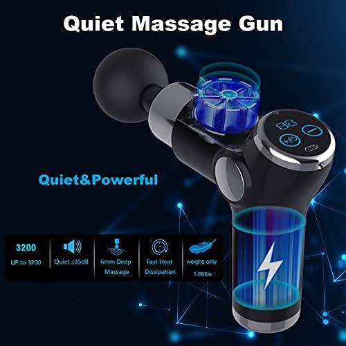 SMAXPRO™ LED Massage Deep Tissue Massage Gun - Handheld Rechargeable Percussion Massager - 32 Speeds, 4 Heads massage gun SMAXPRO™ 