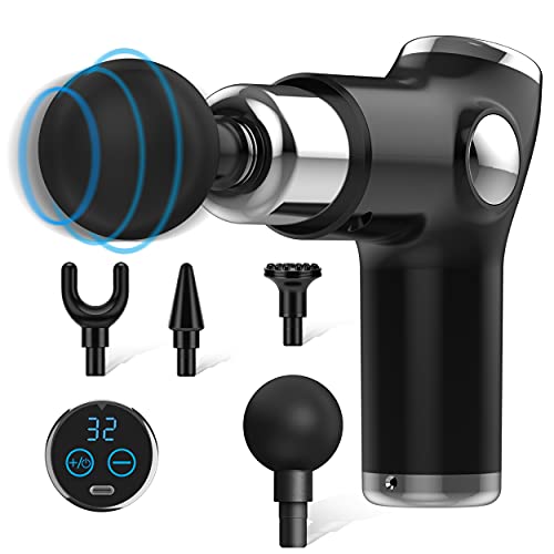 SMAXPRO™ LED Massage Deep Tissue Massage Gun - Handheld Rechargeable Percussion Massager - 32 Speeds, 4 Heads massage gun SMAXPRO™ 