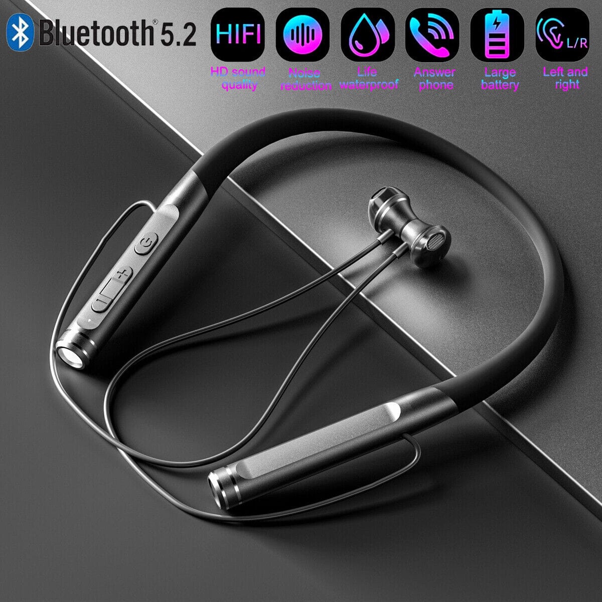 SMAXPro™ Neckband Bluetooth Earbuds: Mic Headset Wireless Earphones bluetooth earbuds SMAXPro™ Style 2 