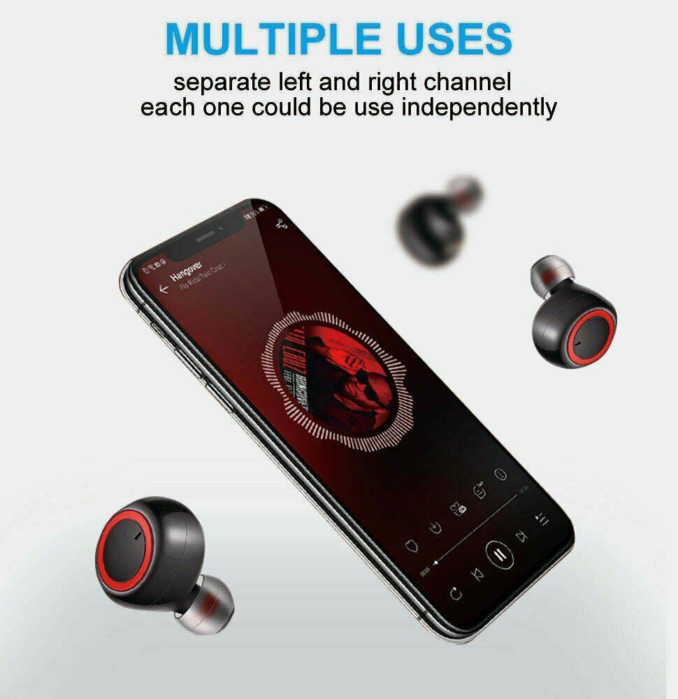 SMAXPLUS™ HD Waterproof Bluetooth Earbuds: Charging Case & Mic (iOS/Android Wireless Earphones) bluetooth earbuds SMAXPLUS™ 