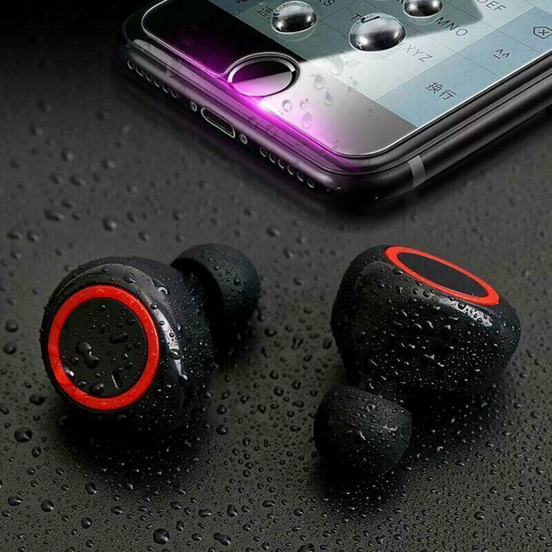 SMAXPLUS™ HD Waterproof Bluetooth Earbuds: Charging Case &amp; Mic (iOS/Android Wireless Earphones) bluetooth earbuds SMAXPLUS™ 