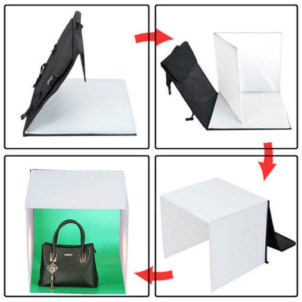SMAXPRO™ Mini 24&quot; Halogen Photo Studio Box Cube: Foldable Light Room Tent Kit w/ 5 Backdrops photo studio kit SMAXPRO™ 