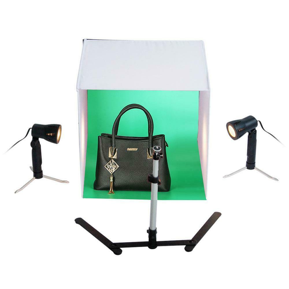 SMAXPRO™ Mini 24&quot; Halogen Photo Studio Box Cube: Foldable Light Room Tent Kit w/ 5 Backdrops photo studio kit SMAXPRO™ 