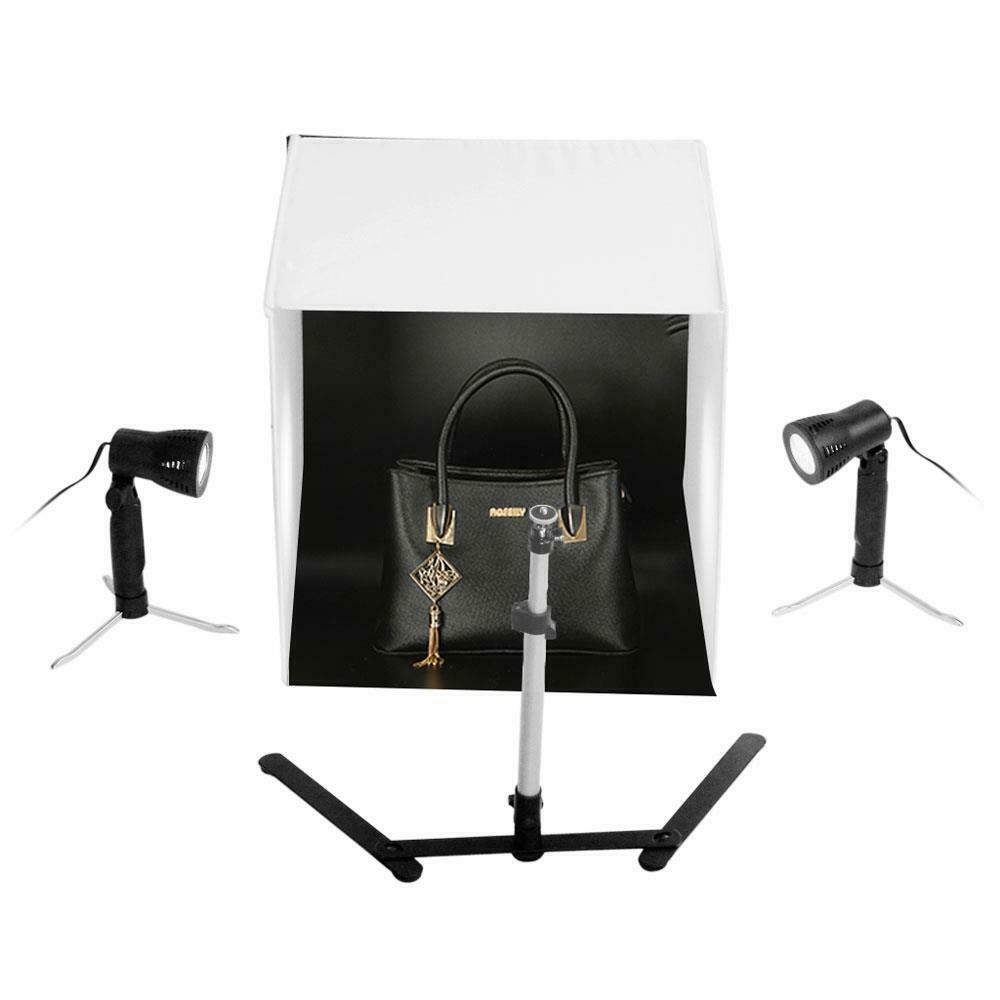 SMAXPRO™ Mini 24" Halogen Photo Studio Box Cube: Foldable Light Room Tent Kit w/ 5 Backdrops photo studio kit SMAXPRO™ 