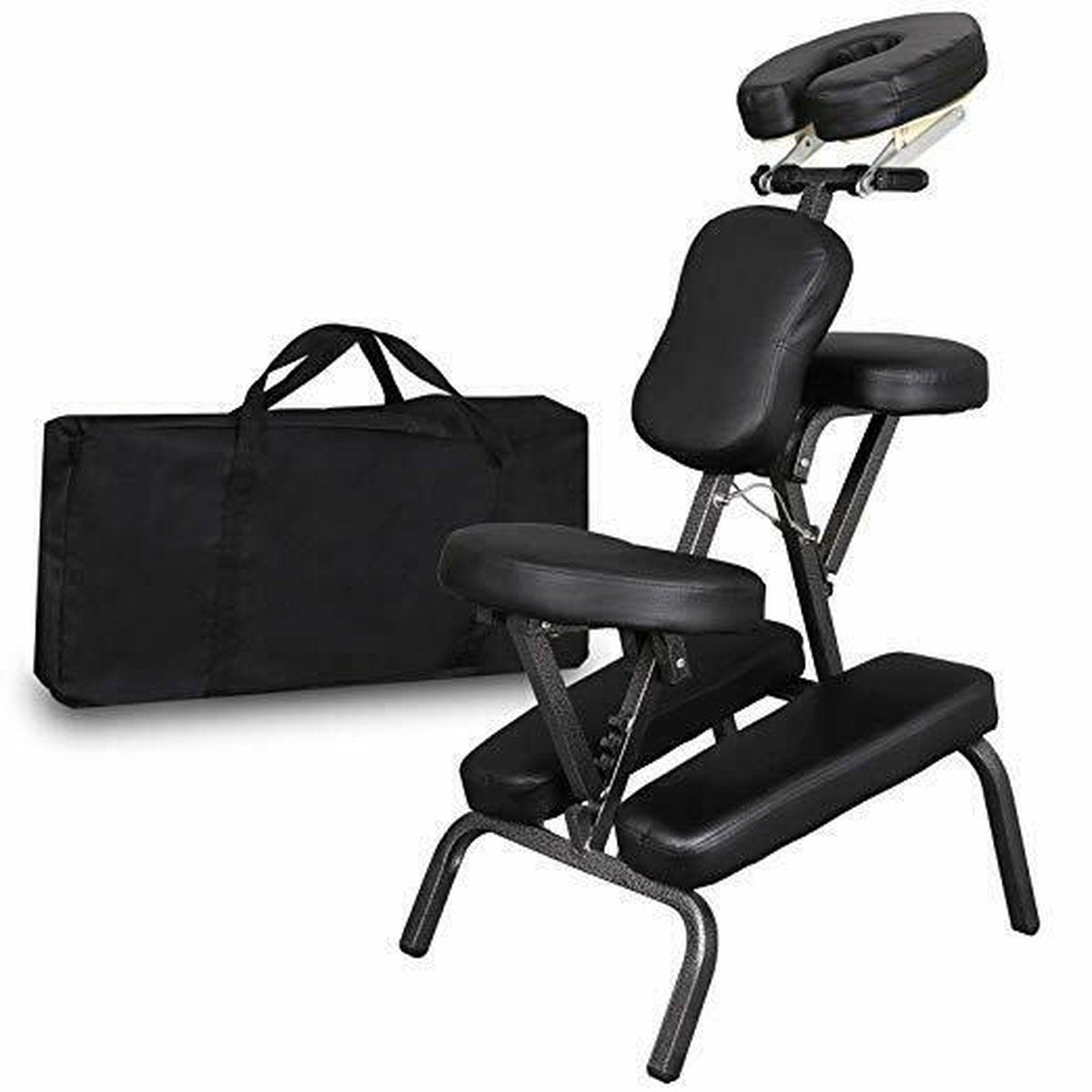 SMAXPRO™ Adjustable Folding Leather Massage Chair: Salon/Tattoo/Spa | Portable Travel Carry Case folding massage chair SMAXPRO™ 