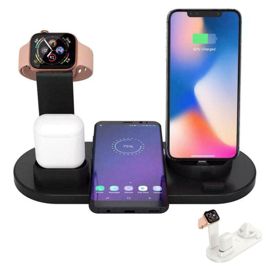 SMAXPro™ QI 4-in-1 FAST Wireless Charging Station: iWatch/Samsung/iPhone/Airpods Dock Stand Wireless Charging Station SMAXPro™ 