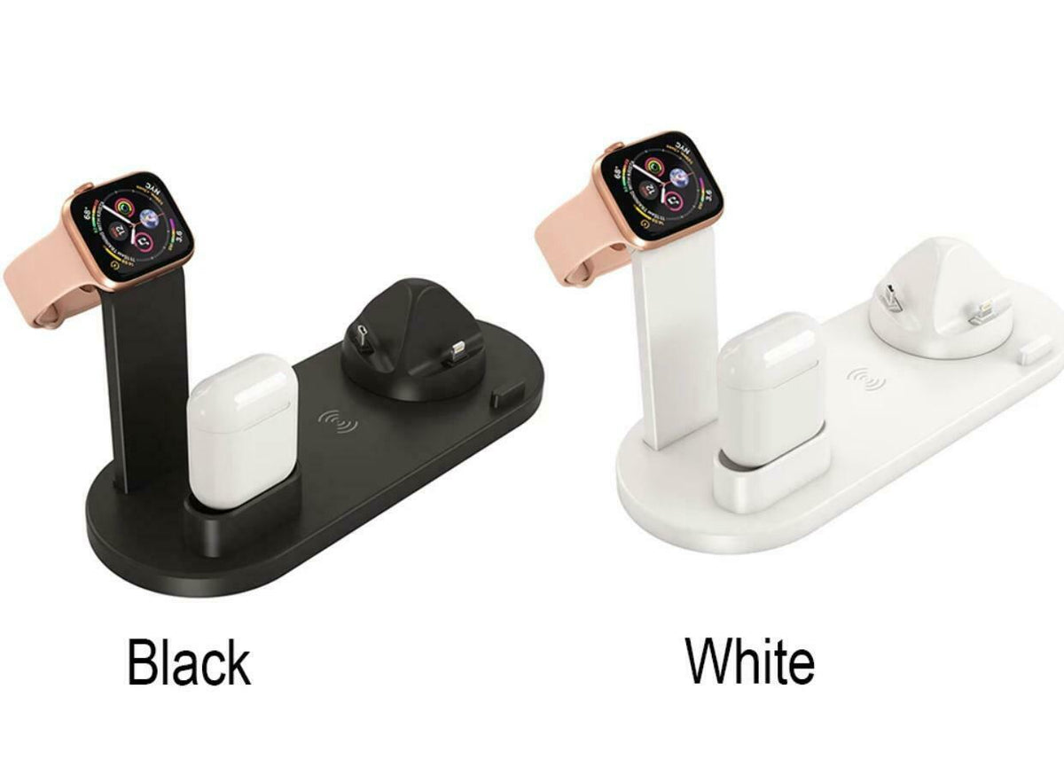 SMAXPro™ QI 4-in-1 FAST Wireless Charging Station: iWatch/Samsung/iPhone/Airpods Dock Stand Wireless Charging Station SMAXPro™ 