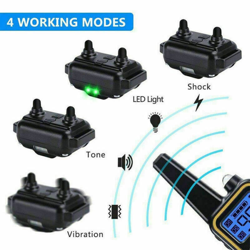 SMAXPro™ Remote Dog Shock Training Collar: 2700ft, Rechargeable, Waterproof LCD dog training collar SMAXPro™ 