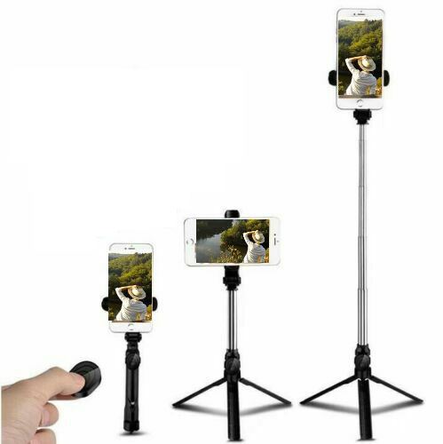 SMAXPro™ 30" Selfie Stick Tripod w/ Bluetooth Remote: Extendable Mini Stand iPhone/Android Selfie Stick Tripod SMAXPro™ 