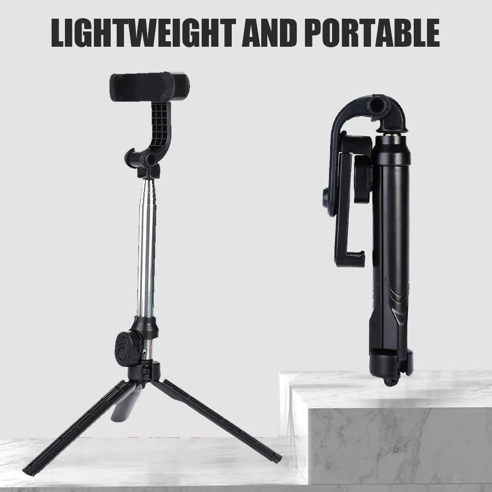 SMAXPro™ 30" Selfie Stick Tripod w/ Bluetooth Remote: Extendable Mini Stand iPhone/Android Selfie Stick Tripod SMAXPro™ 