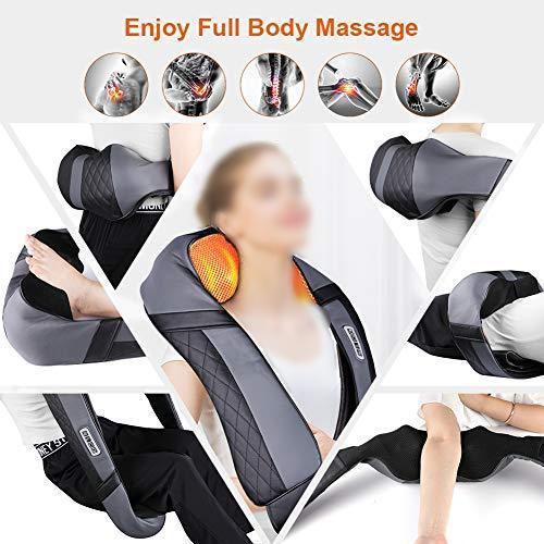 SMAXPRO™ Hands-Free Neck &amp; Shoulder Shiatsu Back Massager w/ Heat | Deep Kneading neck massager SMAXPRO™ 