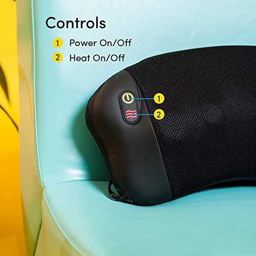 SMAXPRO™ Shiatsu Back & Neck Massage Pillow w/ Heat - Deep Tissue Kneading | Shoulder, Foot neck massager SMAXPRO™ 