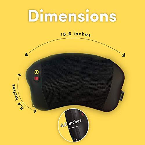 SMAXPRO™ Shiatsu Back &amp; Neck Massage Pillow w/ Heat - Deep Tissue Kneading | Shoulder, Foot neck massager SMAXPRO™ 