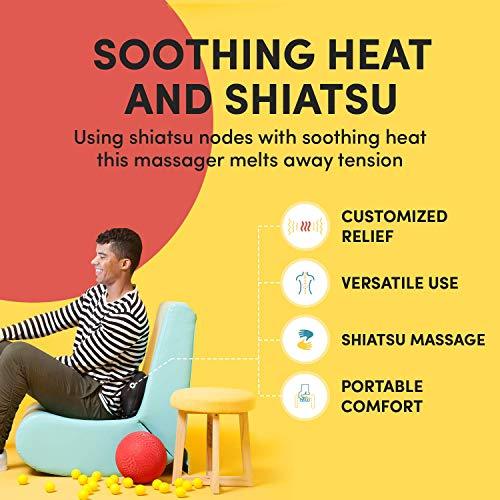 SMAXPRO™ Shiatsu Back &amp; Neck Massage Pillow w/ Heat - Deep Tissue Kneading | Shoulder, Foot neck massager SMAXPRO™ 