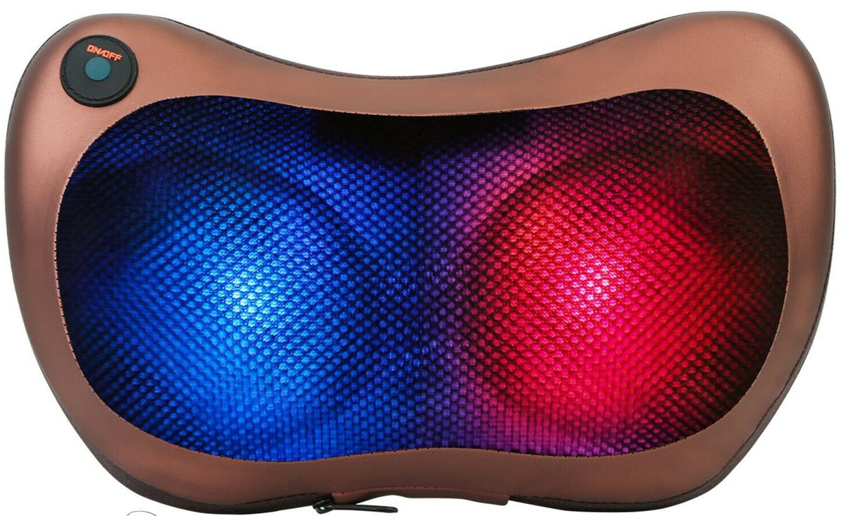 SMAXPRO™ Shiatsu Back &amp; Neck Massage Pillow w/ Heat - Reverse Motion Deep Tissue Kneading neck massager SMAXPRO™ 