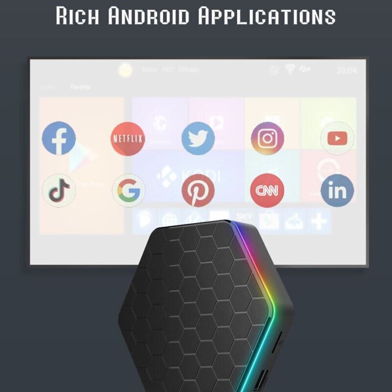 SMAXPro™ Smart Android 12 TV Box: HD Quad Core, 6K Stream Player tv box SMAXPro™ 