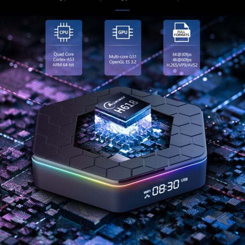 SMAXPro™ Smart Android 12 TV Box: HD Quad Core, 6K Stream Player tv box SMAXPro™ 