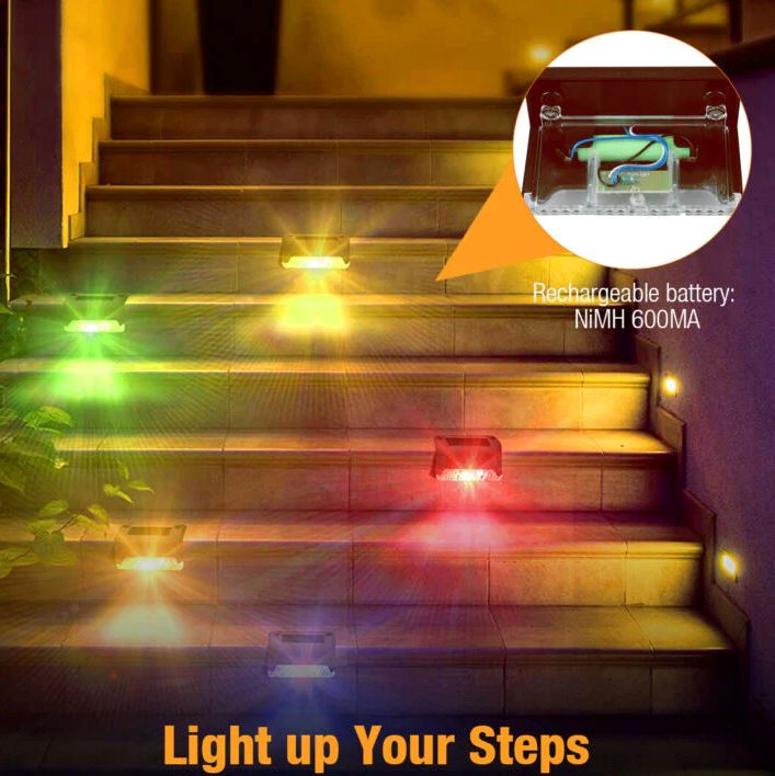 SMAXPro™ Solar Pool-Side Color Lights: 8-Pack, Waterproof, Swimming Pool pool lights SMAXPro™ 