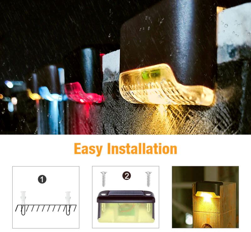 SMAXPro™ Solar Pool-Side Color Lights: 8-Pack, Waterproof, Swimming Pool pool lights SMAXPro™ 