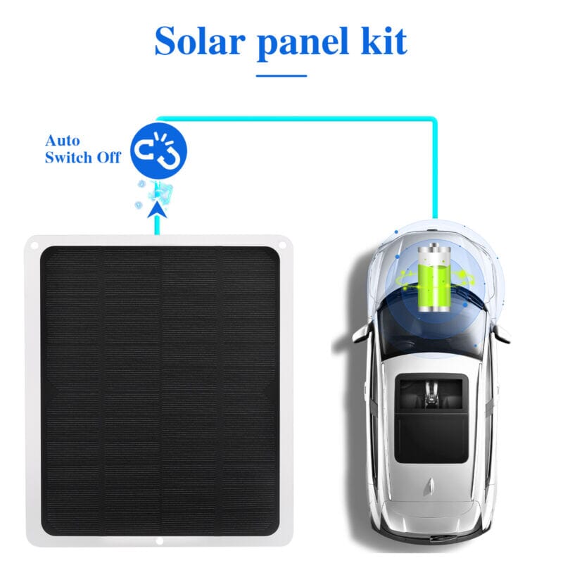 SMAXPro™ Solar Trickle Charger: 22W Panel, 12V Battery Maintainer Kit, Car/Boat/RV solar trickle charger SMAXPro™ 