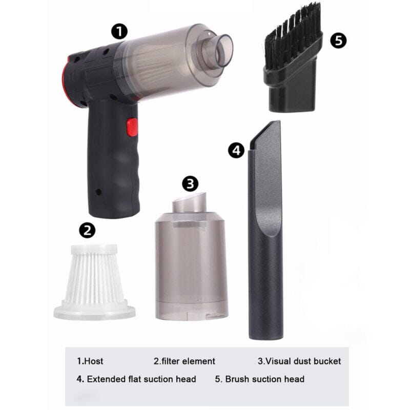 SMAXPro™ Strong 13000PA Mini Car Vacuum Cleaner: Handheld 150W handheld vacuum SMAXPro™ 
