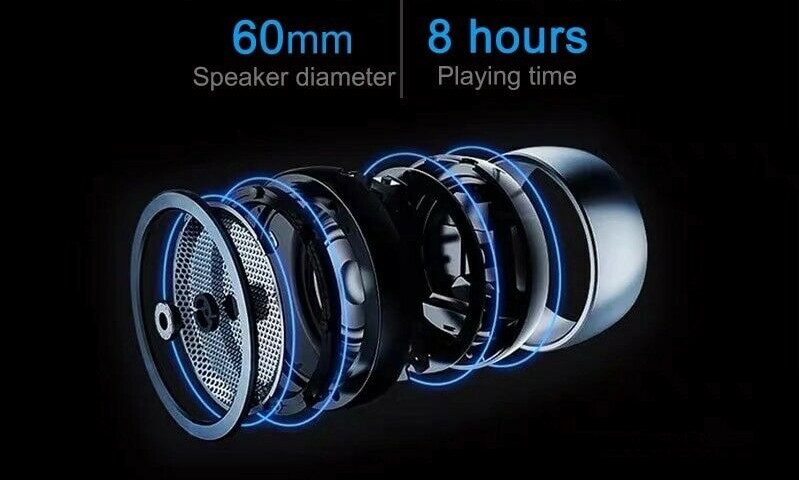 SMAXT&G™ Mini Portable Bluetooth Speaker LOUD 360°Stereo Bass Waterproof USB/UTF/FM + Mic bluetooth speakers SMAXT&G™ 