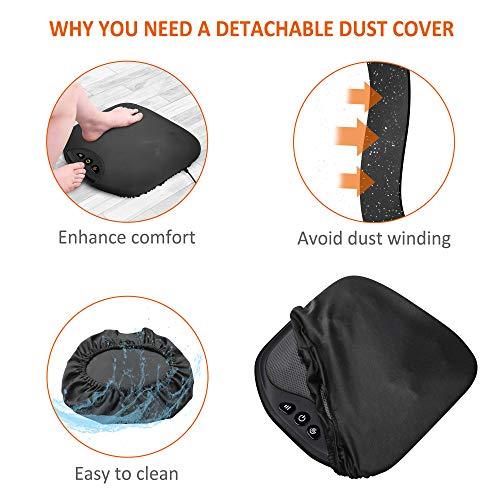 SNLXPRO™ Shiatsu Foot Massager w/ Heat | Deep Kneading, 18 Nodes, Washable | Foot + Back Massager foot massager SNLXPRO™ 