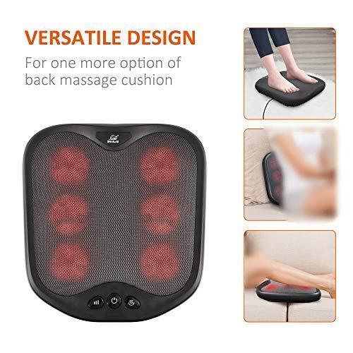 SNLXPRO™ Shiatsu Foot Massager w/ Heat | Deep Kneading, 18 Nodes, Washable | Foot + Back Massager foot massager SNLXPRO™ 