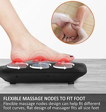 SNLXPRO™ Shiatsu Foot Massager w/ Heat | Deep Kneading, 18 Nodes, Washable | Foot + Back Massager foot massager SNLXPRO™ 