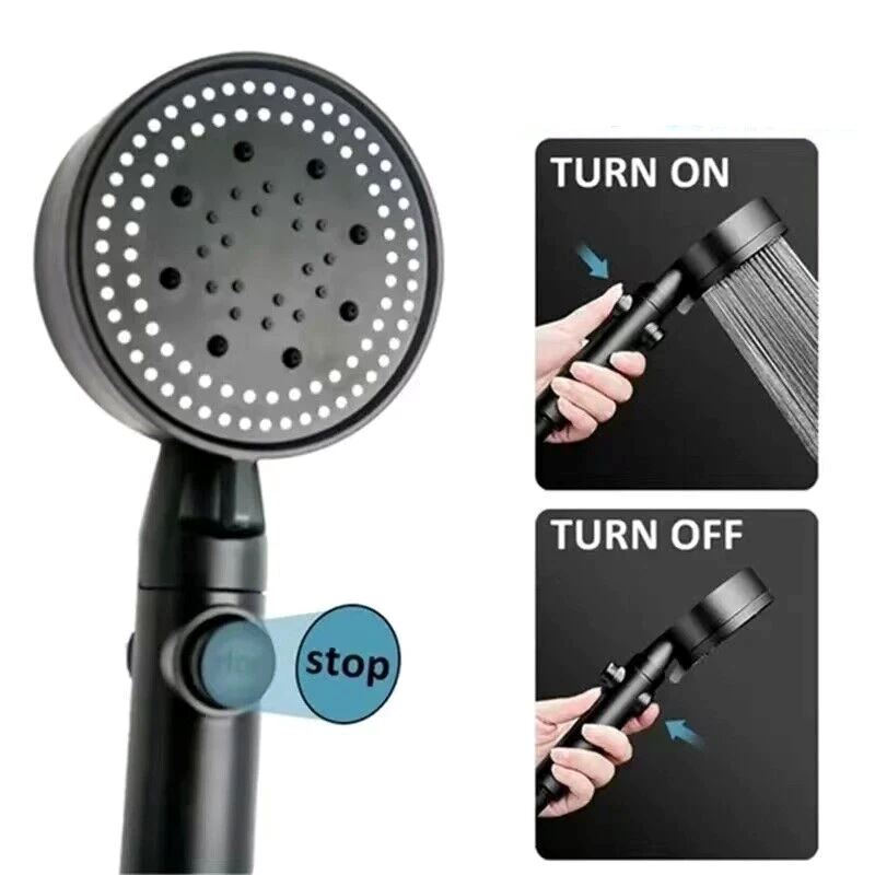 SPureMax™ Handheld 5-Mode Shower Head: High Pressure, On/Off Button shower head SPureMax™ 