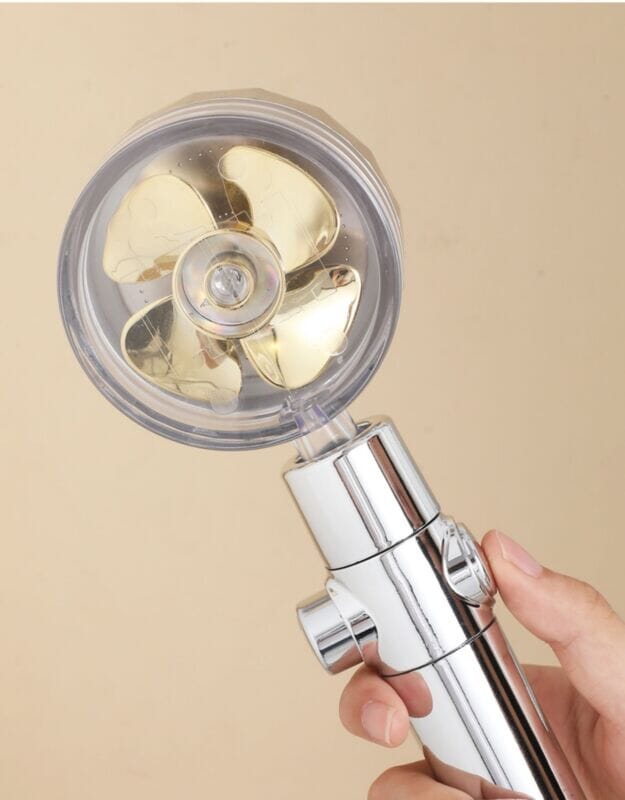 SPureMax™ Turbo Fan Shower Head w/ Filter: High Pressure, 360° Rotation, Handheld shower head SPureMax™ Golden 