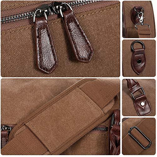 SYFashion™ Men&#39;s Vintage Leather 52L Oversized Travel Gym Duffle Weekend Bag Duffle Travel Bag SYFashion™ 