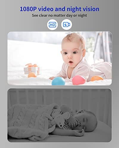 TKSecure™ HD Indoor Smart Home Security Camera Night Vision | 1080P, 2.4GHz Wi-Fi, 2-Way Audio, Motion Detect, Alexa/Google, Baby/Pet Home Security Camera TKSecure™ 