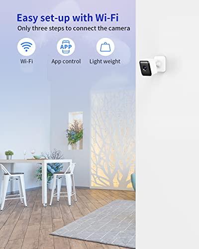 TKSecure™ HD Indoor Smart Home Security Camera Night Vision | 1080P, 2.4GHz Wi-Fi, 2-Way Audio, Motion Detect, Alexa/Google, Baby/Pet Home Security Camera TKSecure™ 