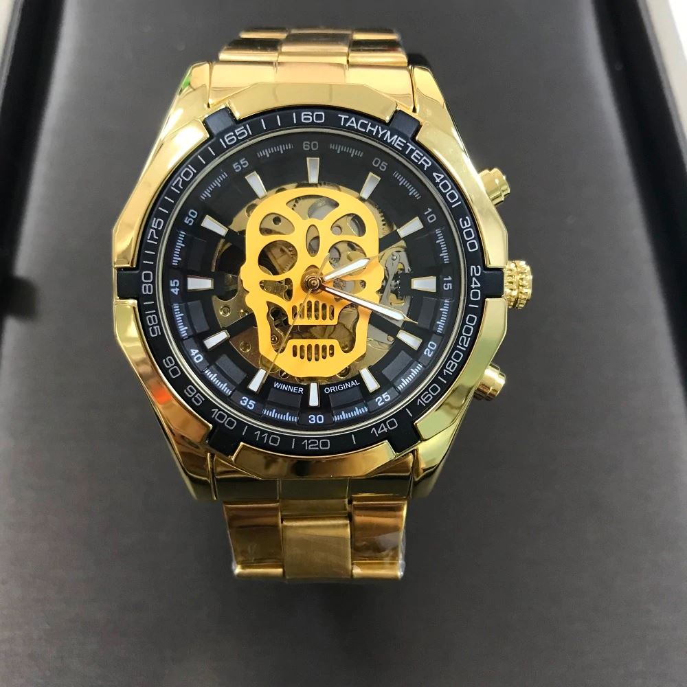 TWN™ Men's Skull Skeleton Stainless Steel Watch Specialty Watch TWN™ Fashion 