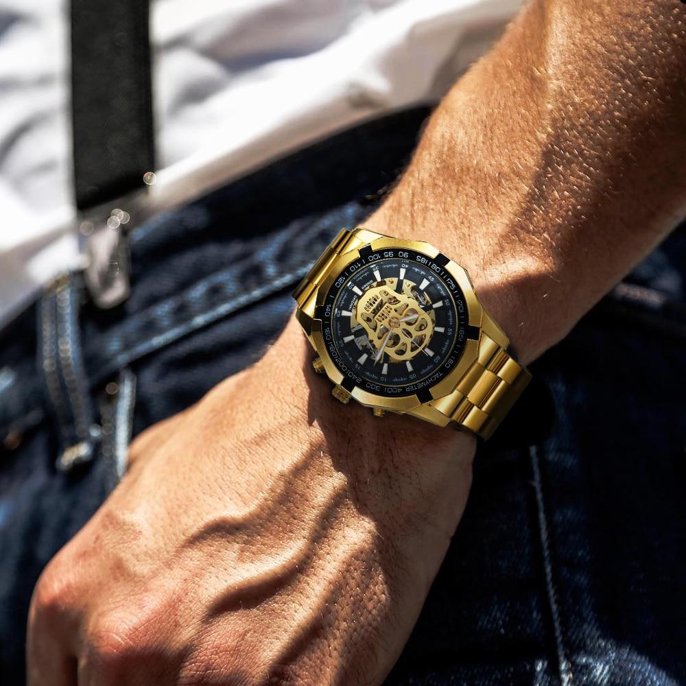 TWN™ Men's Skull Skeleton Stainless Steel Watch Specialty Watch TWN™ Fashion 