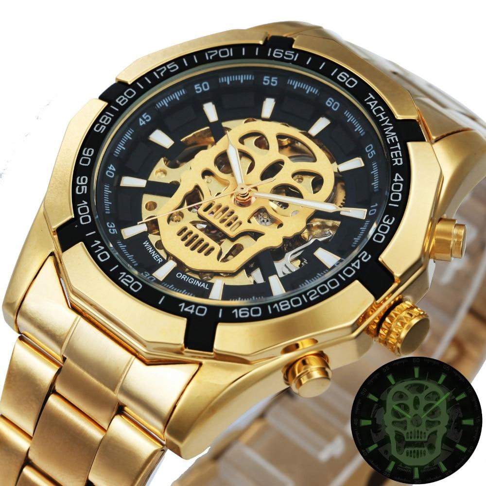 TWN™ Men&#39;s Skull Skeleton Stainless Steel Watch Specialty Watch TWN™ Fashion 
