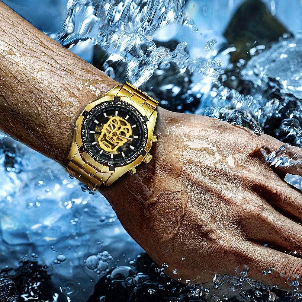 TWN™ Men's Skull Skeleton Stainless Steel Watch Specialty Watch TWN™ Fashion 