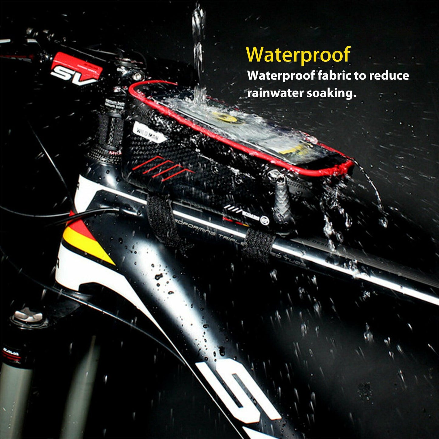 WildWheelZ™ Waterproof Bike Cell Phone Case Bag Holder | Motorcyle Cycling Handlebar Mount bike phone holder WildWheelZ™ 