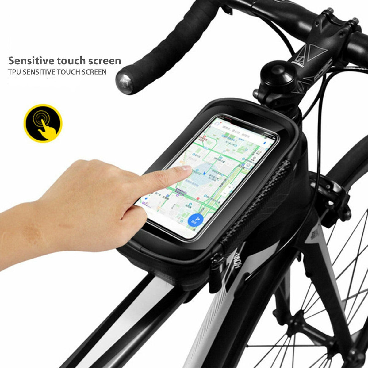 WildWheelZ™ Waterproof Bike Cell Phone Case Bag Holder | Motorcyle Cycling Handlebar Mount bike phone holder WildWheelZ™ 