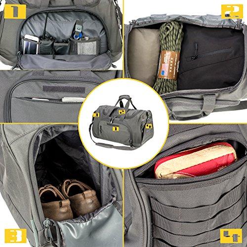 XLSPORTZ™ Military Tactical Travel Duffle Weekend Bag for Sports/Outdoor Molle Duffle Travel Bag XLSPORTZ™ 